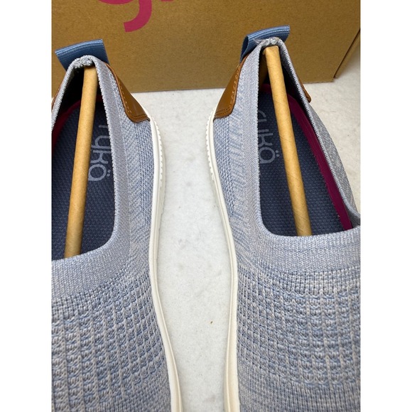 Ryka Vista Slip On Shoes Women's 7.5 NIB BlueDawn Knit Comfort Ultra Flex Gift f - Picture 4 of 6